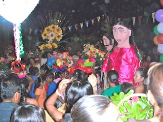 Las Negras, Laguna de Manialtepec: Fiesta de la Virgen de Guadalupe